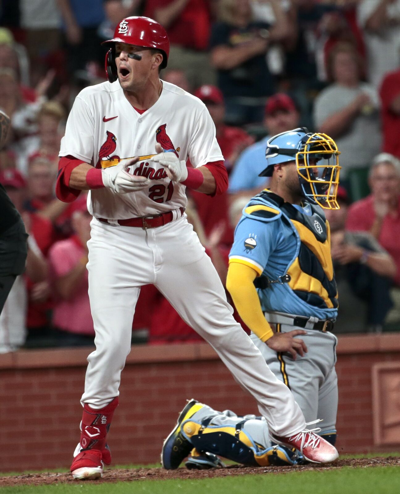 Cardinals, Brewers at Busch